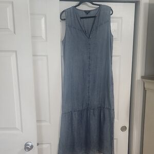 Velvet Heart Blue Maxi Dress